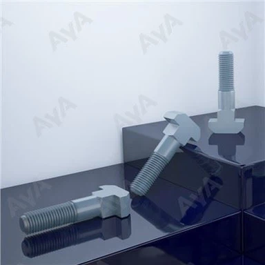 T -} ବର୍ଗ ବେକ ସହିତ ମୁଣ୍ଡ ବୋଲ୍ଟ |